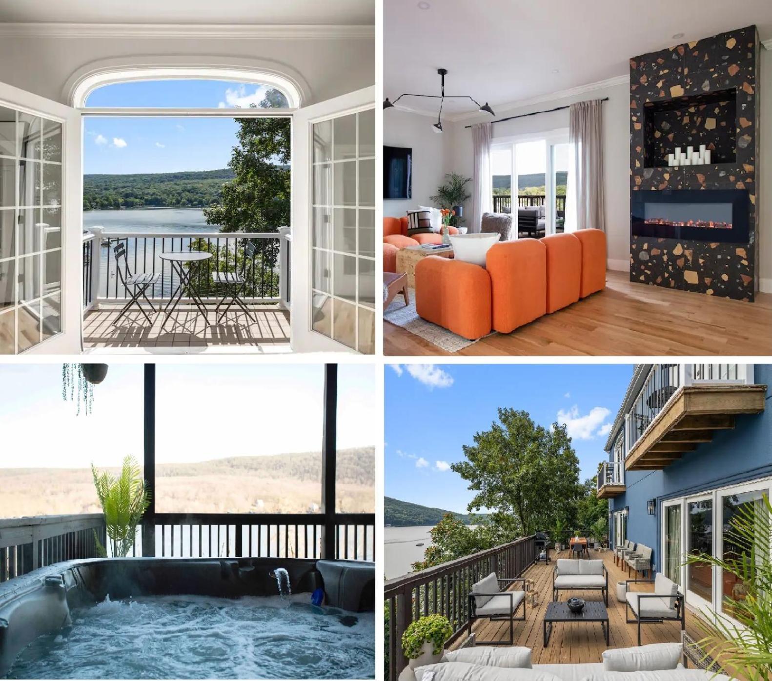 Lakeview House - Hot Tub - Firepit - Stunning Views - Spacious Deck - Cozy Living Room - Bar Greenwood Lake Екстер'єр фото
